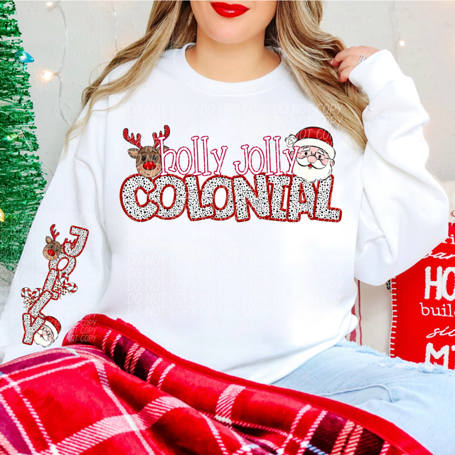 Holly Jolly Mascots DTF Print