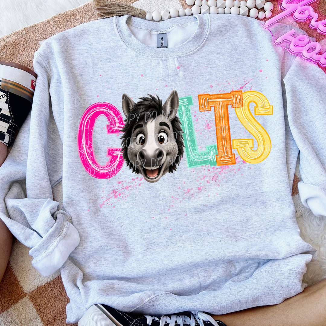 Happy Little Mascots DTF Print