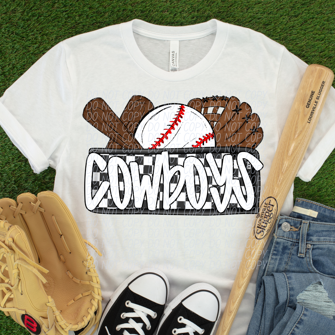Baseball Mascots DTF Print