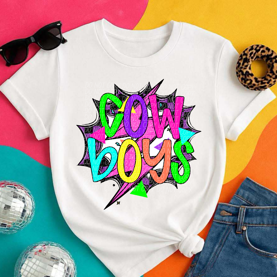 80's Hero Mascots DTF Print