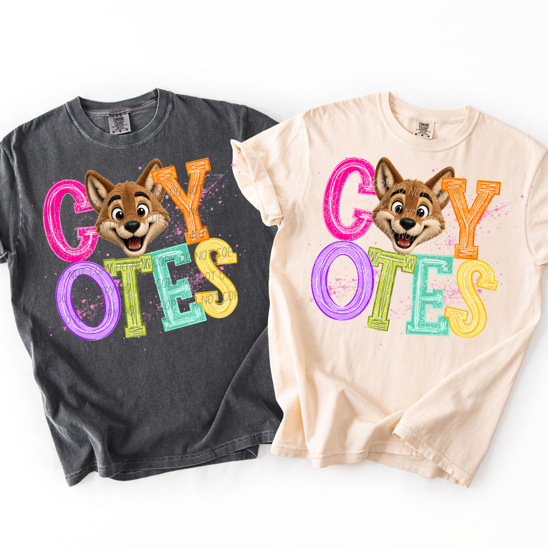 Happy Little Mascots DTF Print