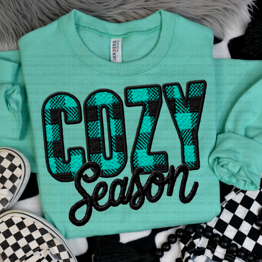 Cozy Season Plaid DTF Print