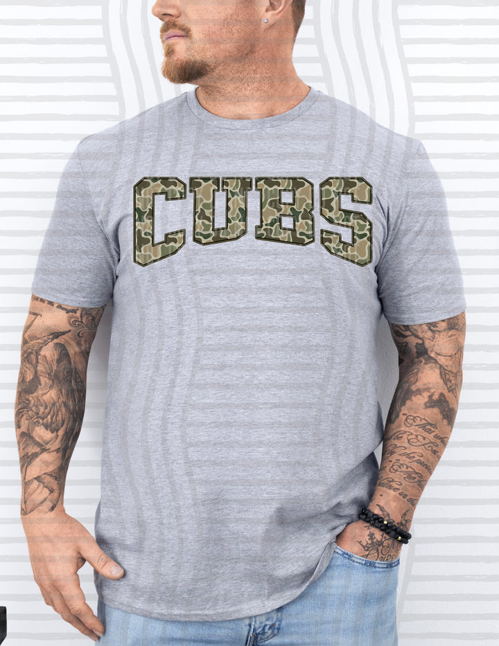 Simple Camo Arched Mascots DTF Print