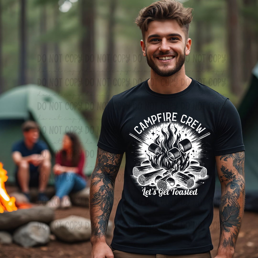 Camp Fire Crew (Toasted) DTF Print