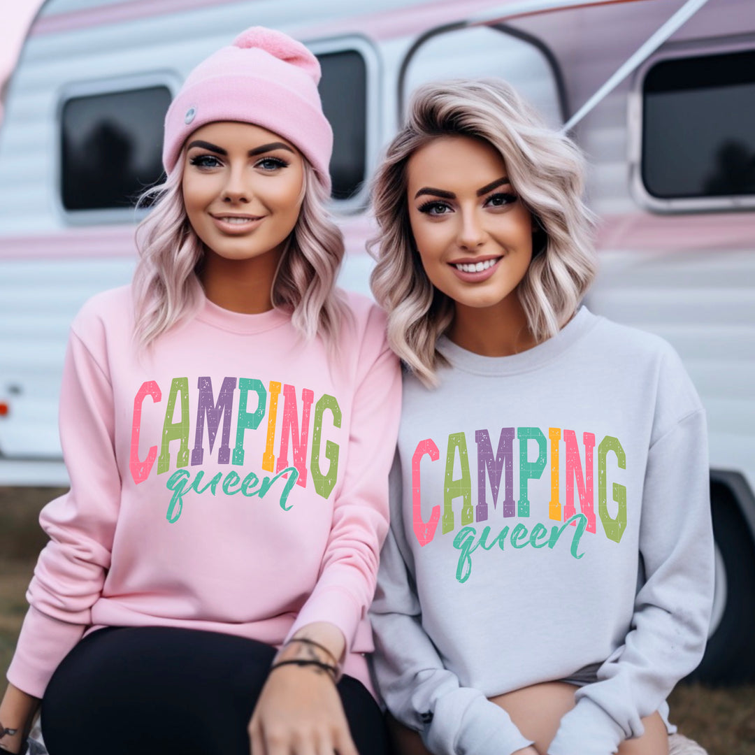 Camping Queen DTF Print