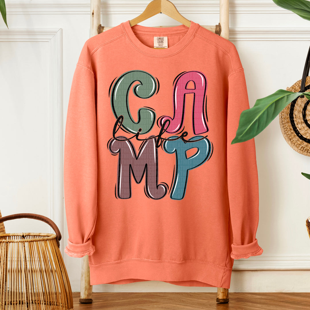 Camp Life DTF Print