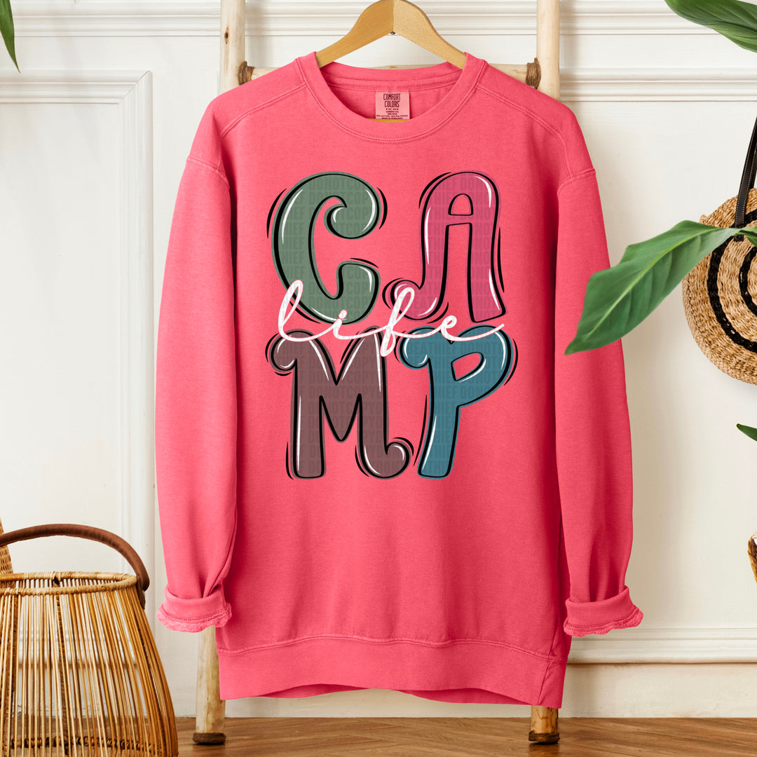 Camp Life DTF Print