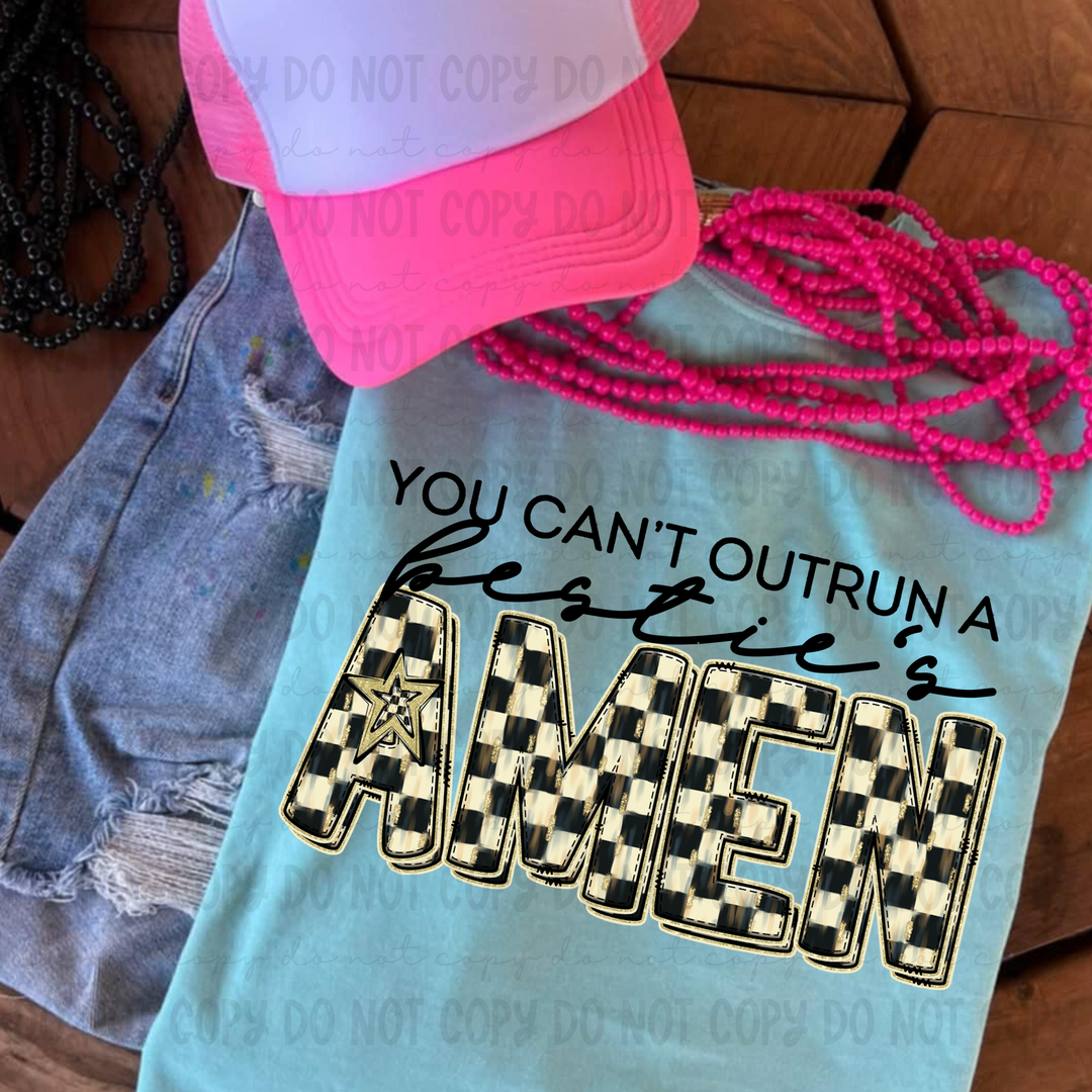 You Can't Outrun a Names DTF Print