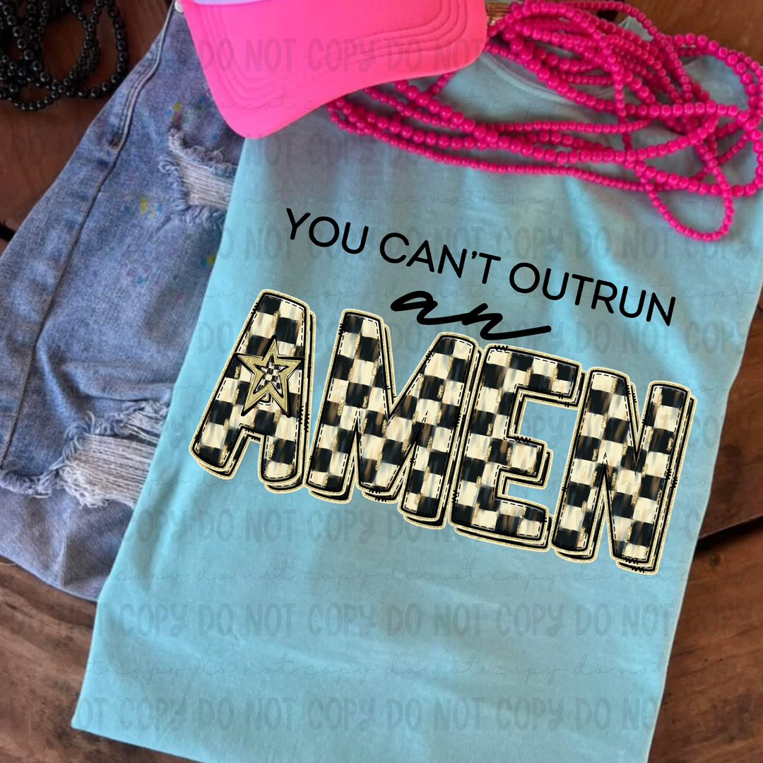 You Can't Outrun a Names DTF Print