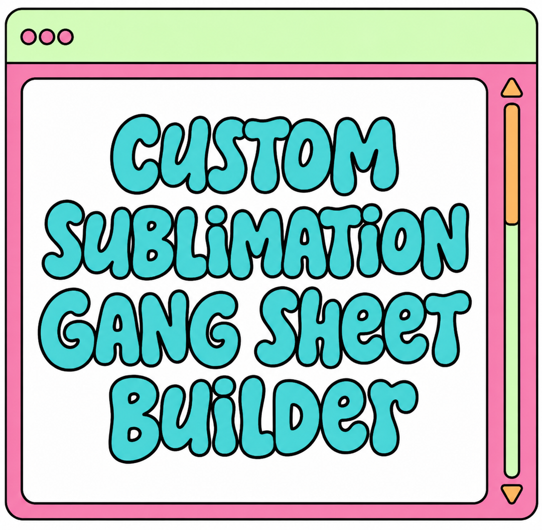 Custom Sublimation and Gang Sheets - Sublimation Print up to 22”x120”