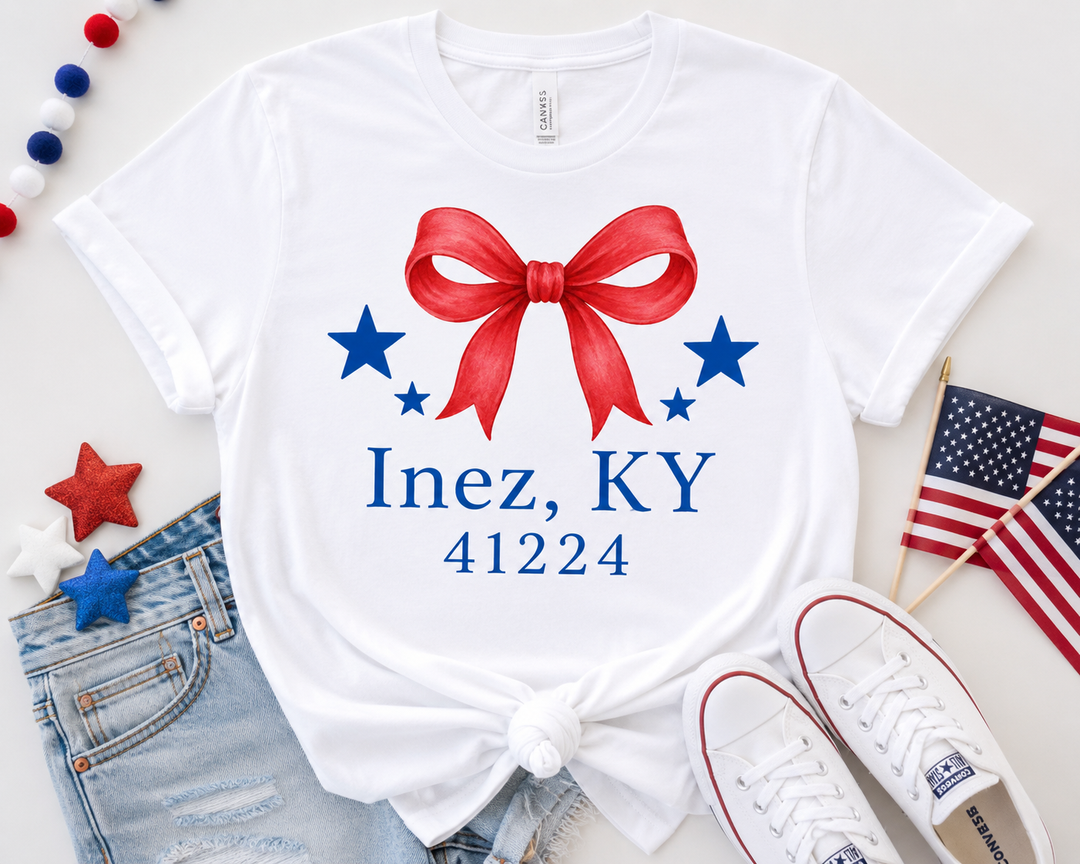 Patriotic Inez, KY DTF Print