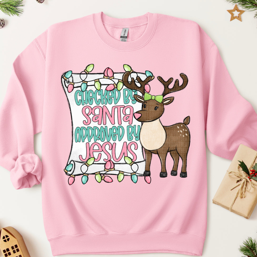 Checked By Santa DTF Print