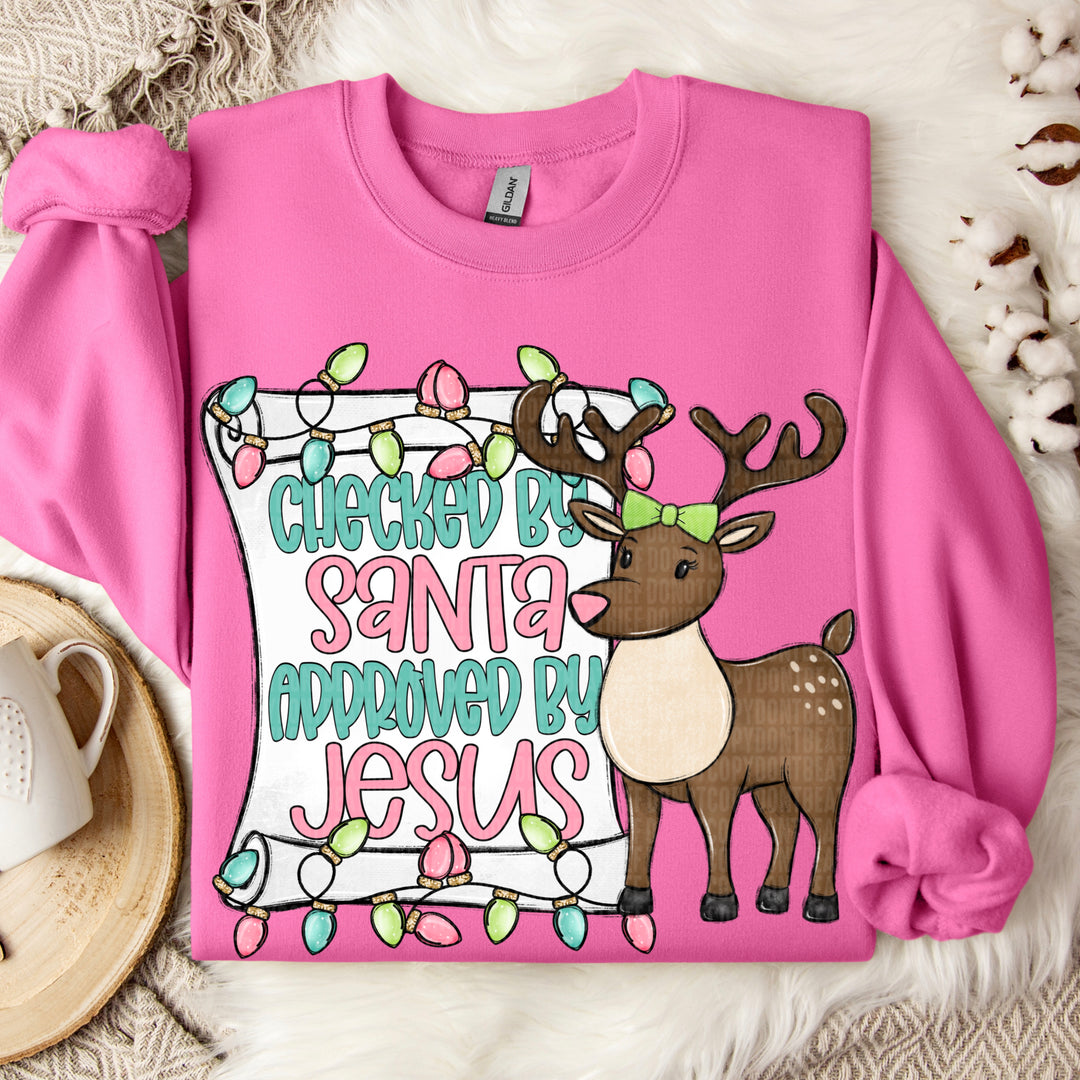 Checked By Santa DTF Print