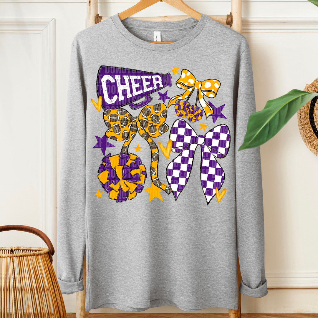 Cheer Bows Collection DTF Print