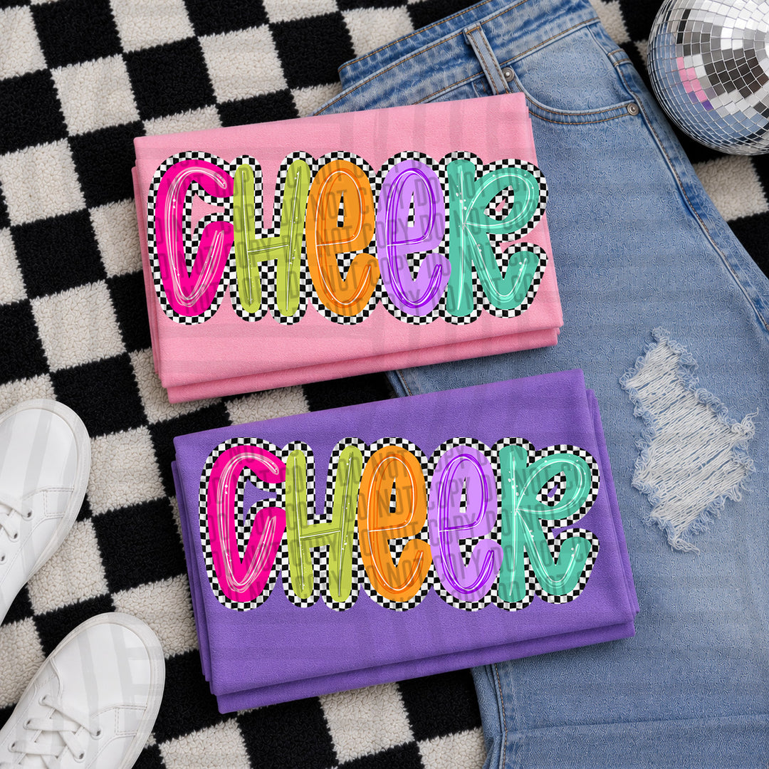 Simply Checkered Sports DTF Print