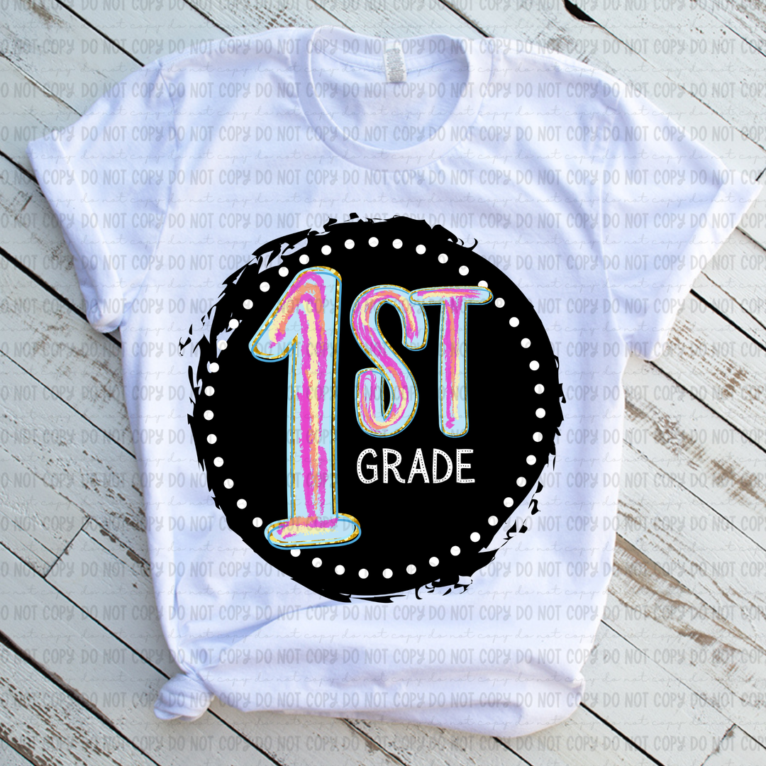 Color Circle Grade Levels DTF Print