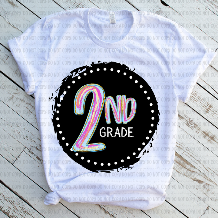 Color Circle Grade Levels DTF Print