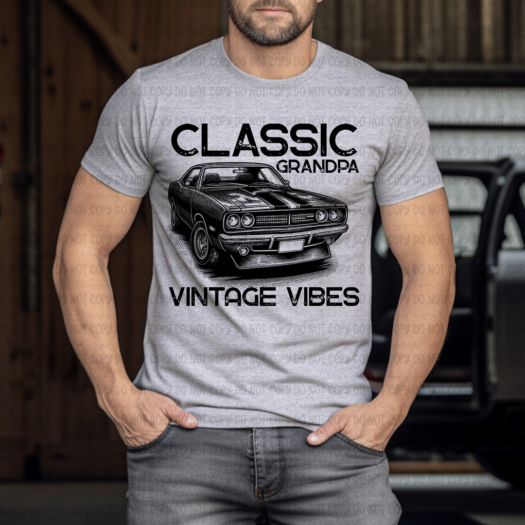 Classic Grandpa DTF Print