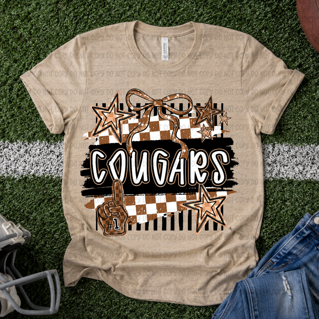 Gold Mascots DTF Print