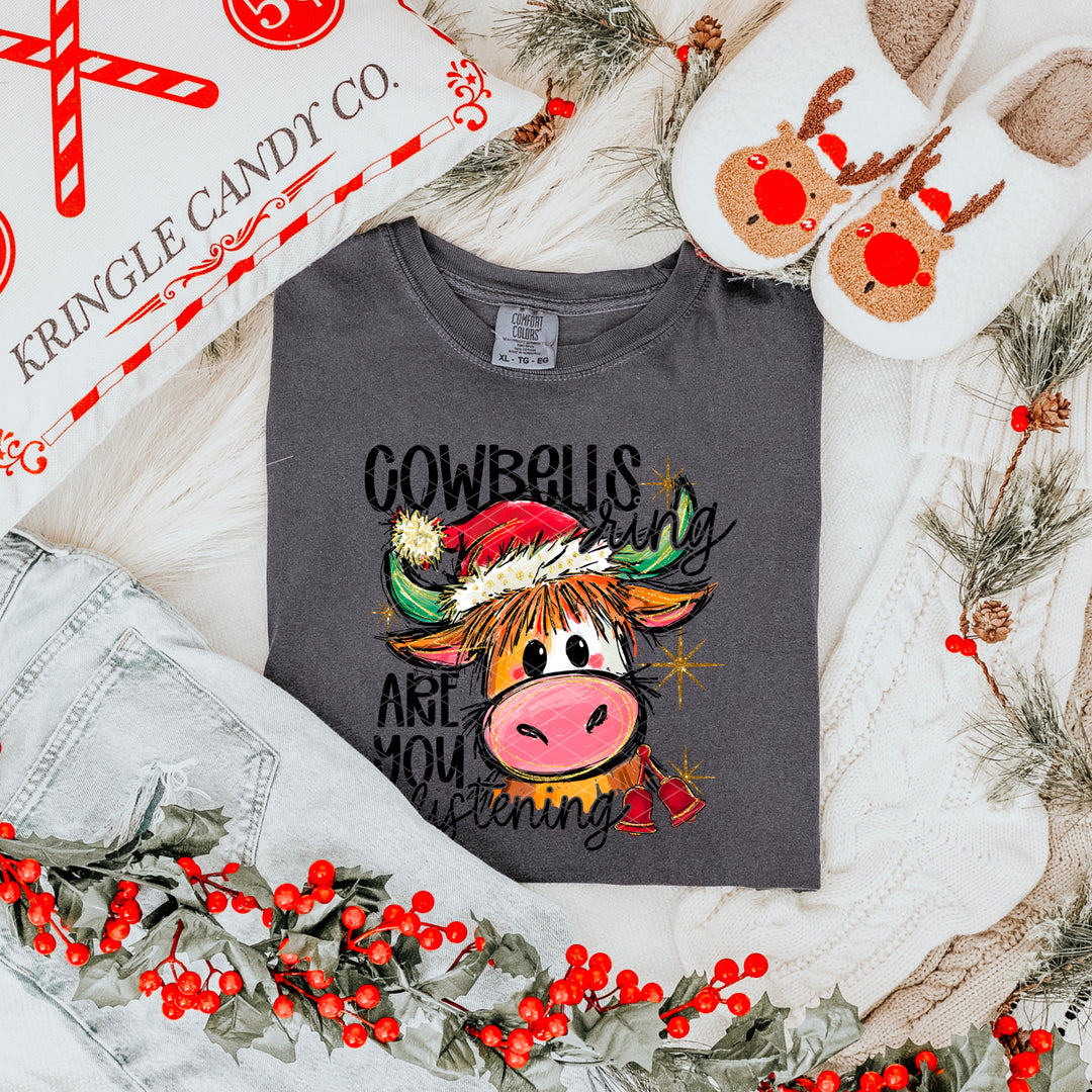 Cowbells Ring DTF Print