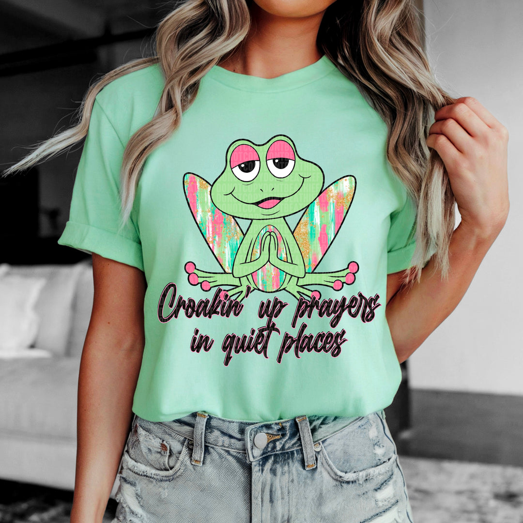 Croakin Up Prayers DTF Print