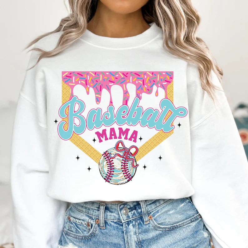 Baseball Mama DTF Print