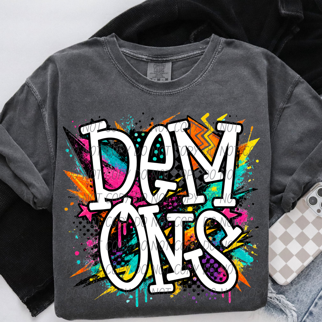 Totally Tubular Mascots DTF Print