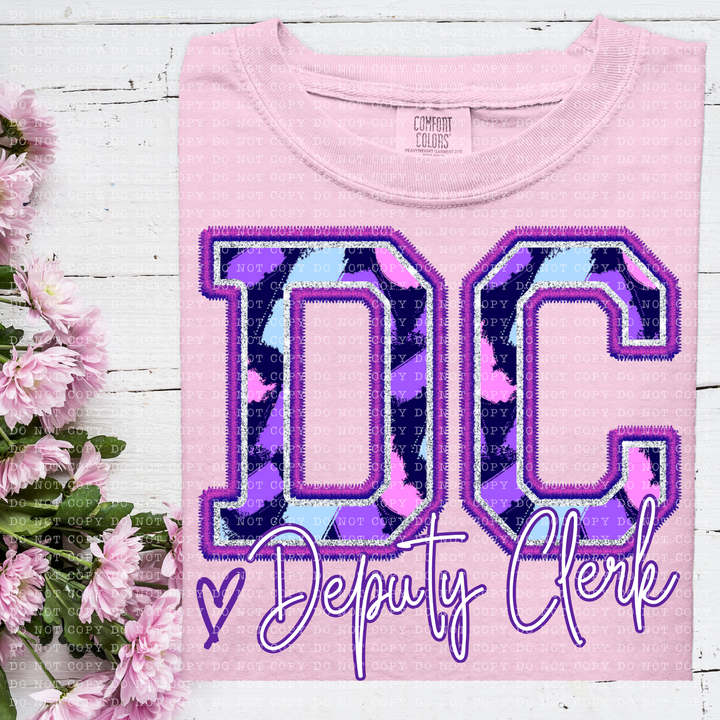Perfectly Purple Occupations DTF Print