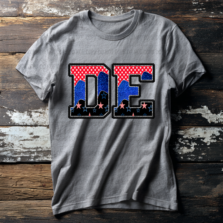 Patriotic States DTF Print