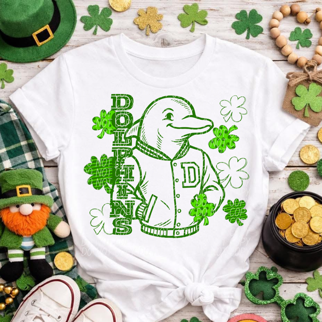 Letterman Clover Mascots DTF Prints