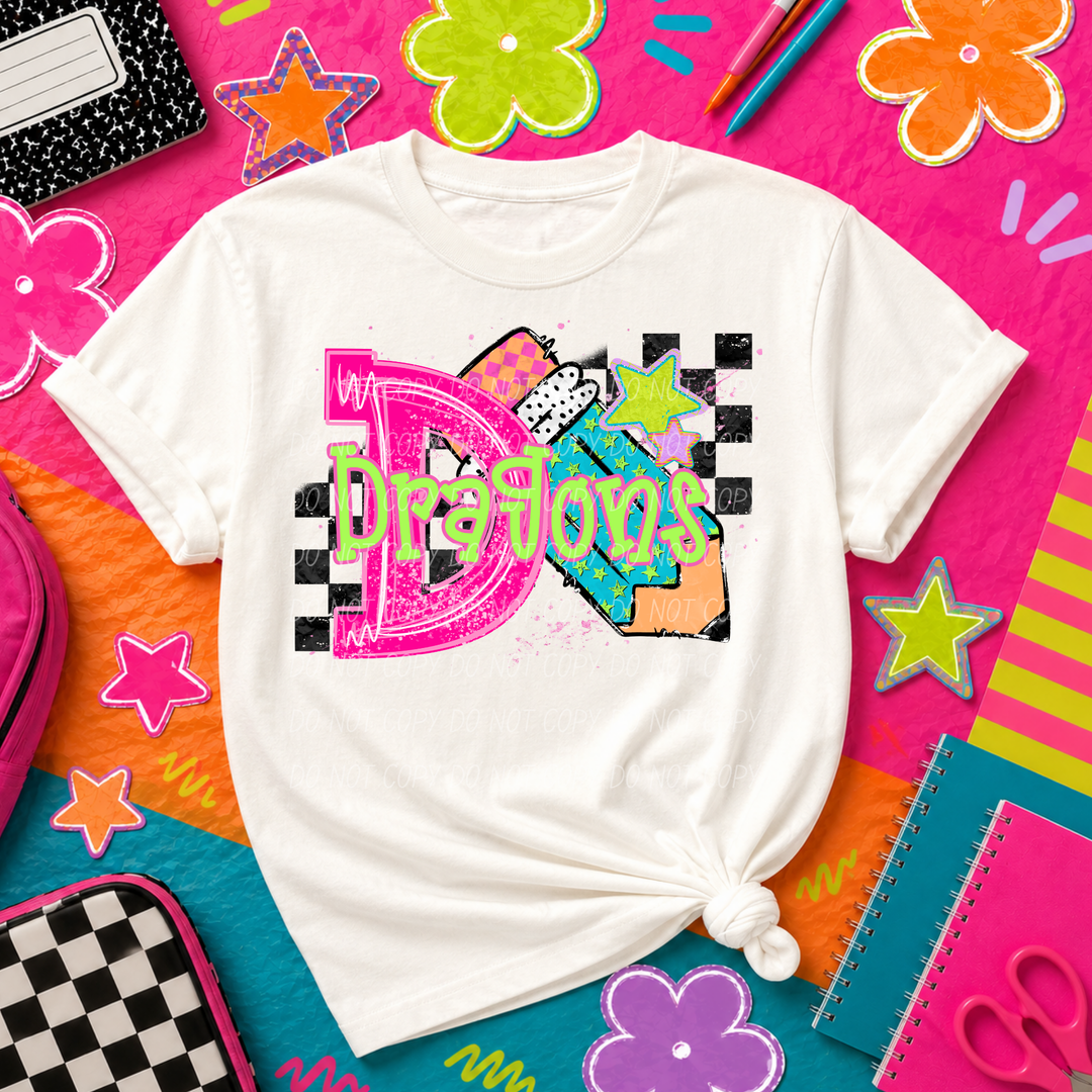 A Is For Mascots DTF Print