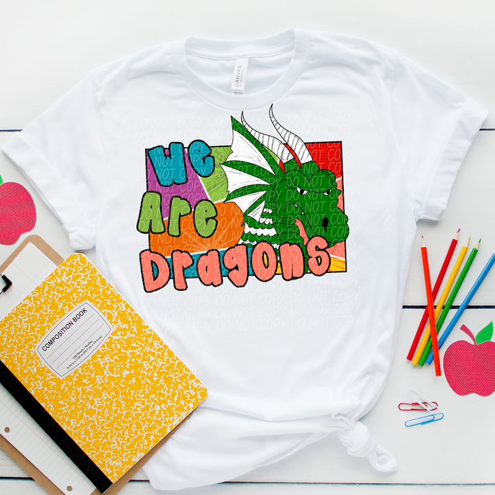 Retro We Are Mascots DTF Print