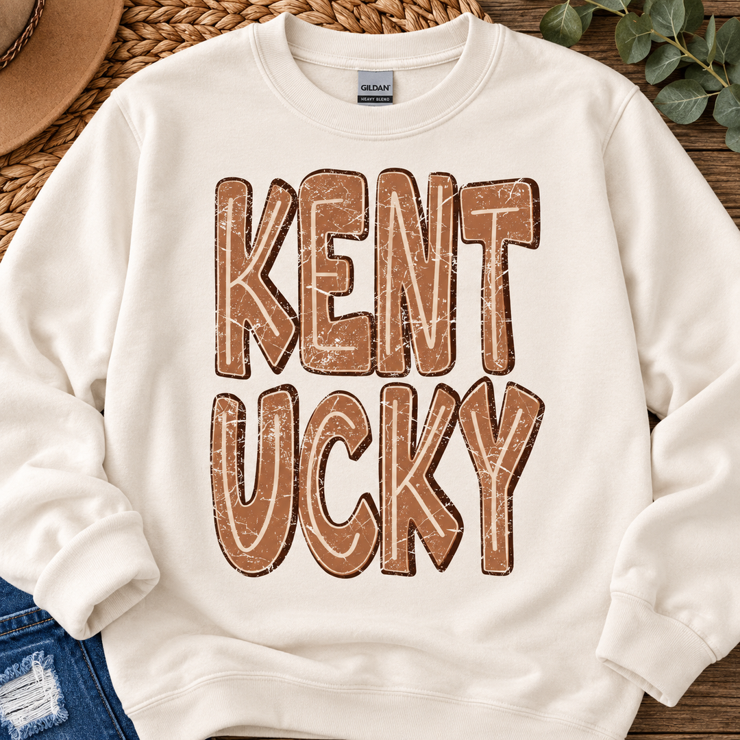 KY Brown Distressed DTF Print