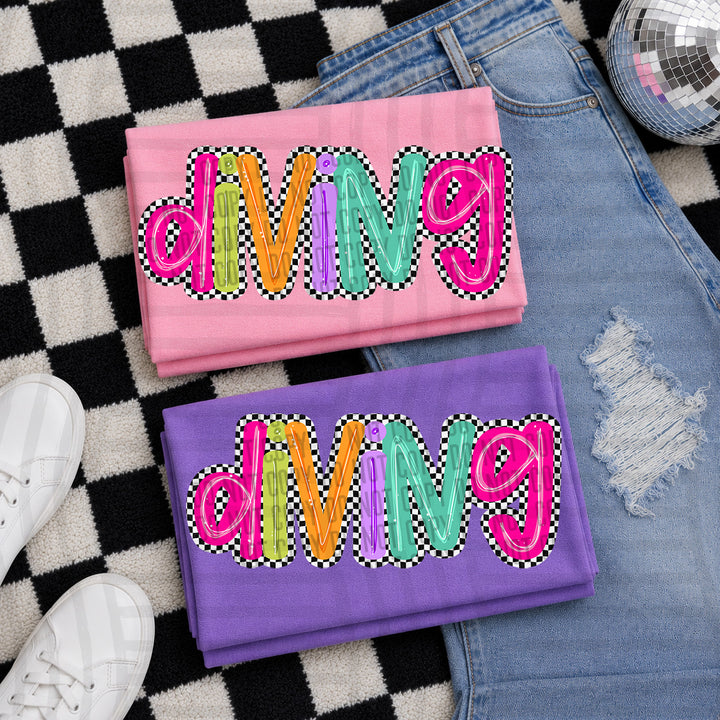 Simply Checkered Sports DTF Print