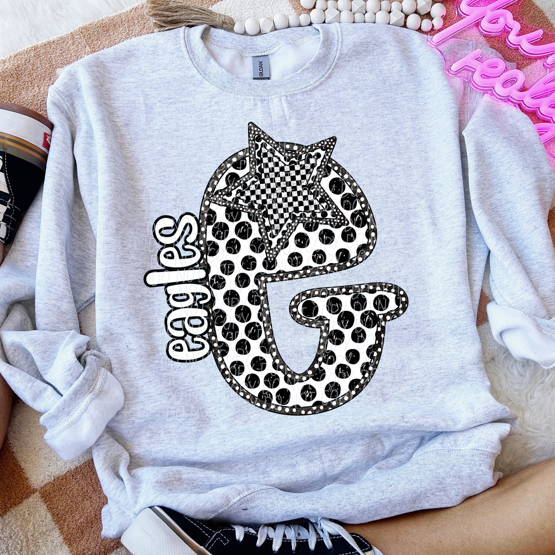 Polka Dot Mascots DTF Print