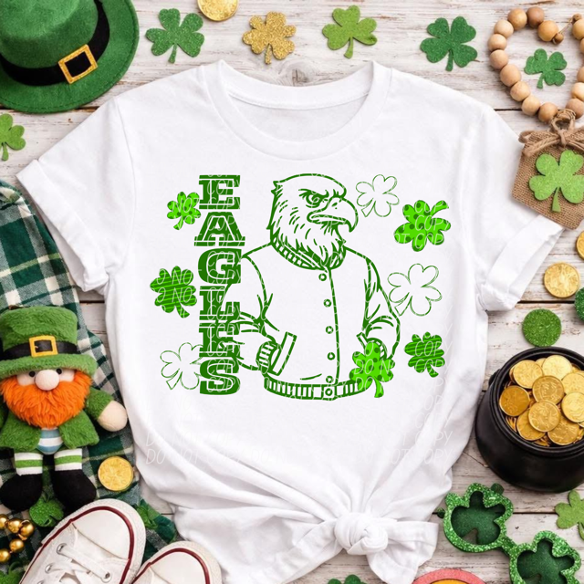 Letterman Clover Mascots DTF Prints