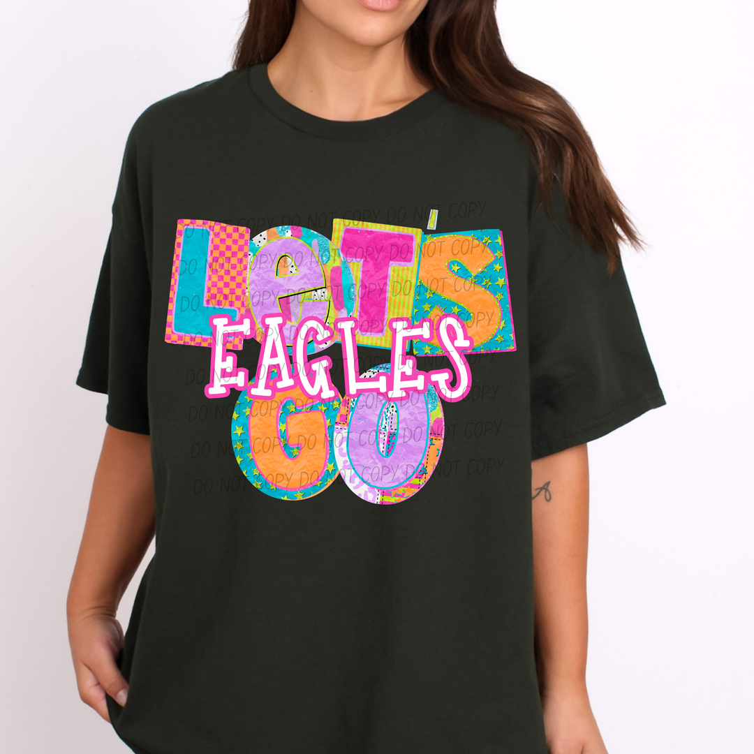 Patchwork Pep Club DTF Print