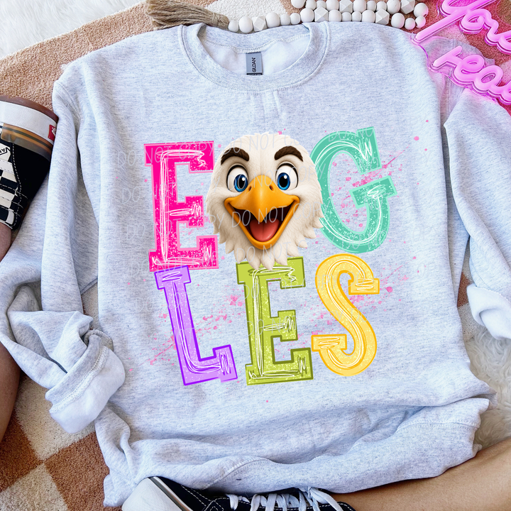 Happy Little Mascots DTF Print