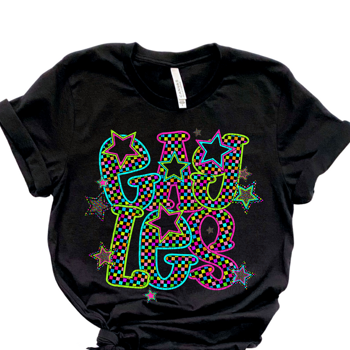 Neon Star Mascots DTF Print