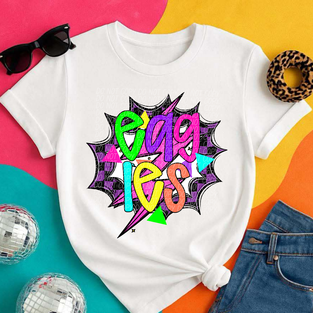 80's Hero Mascots DTF Print