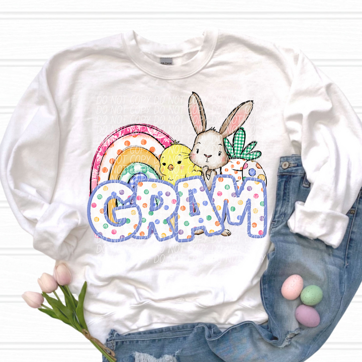 Easter Names DTF Print
