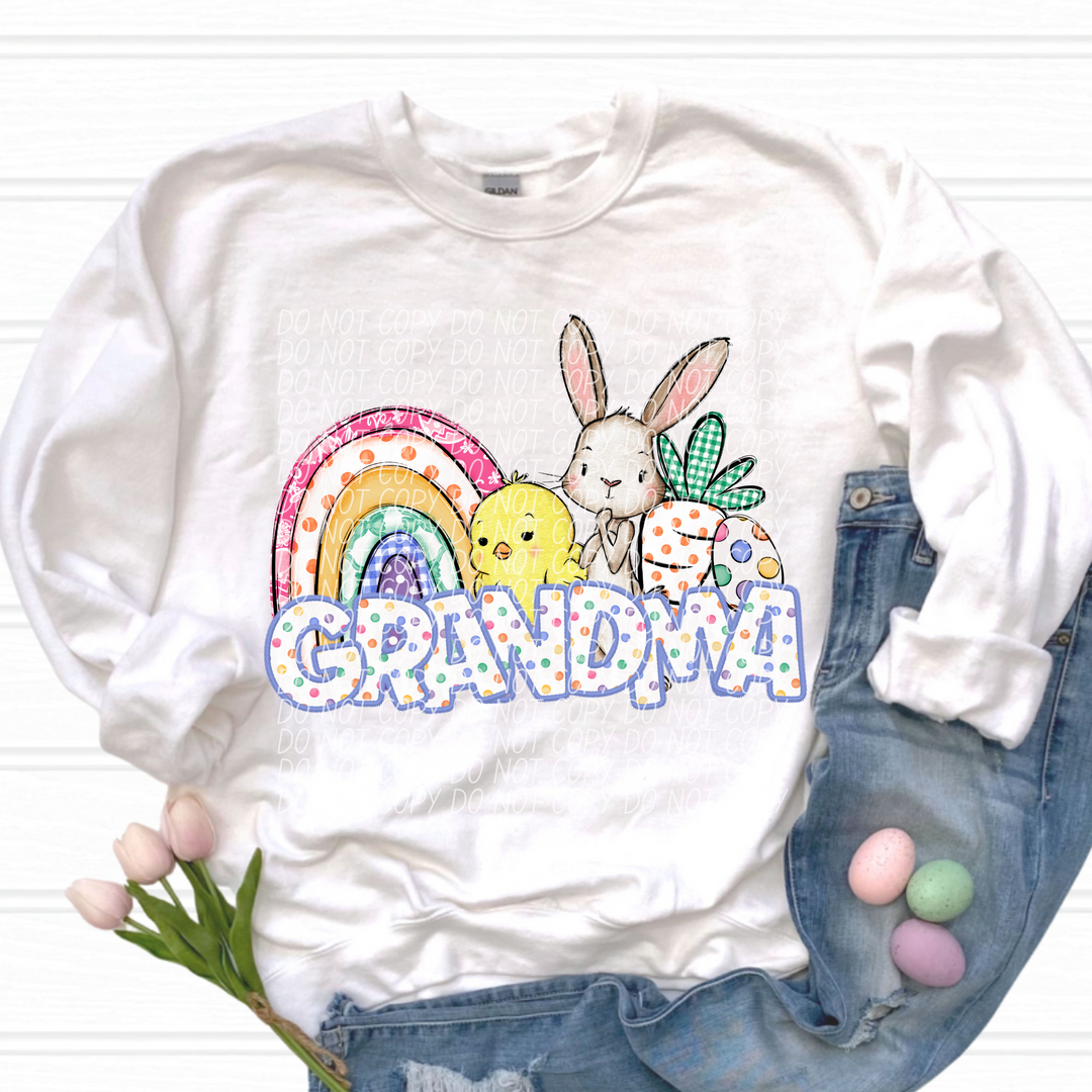 Easter Names DTF Print