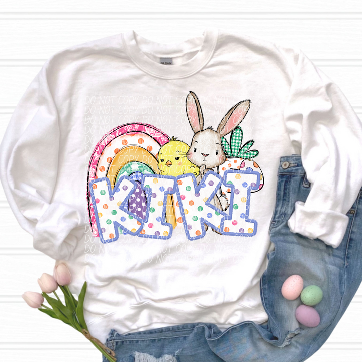 Easter Names DTF Print