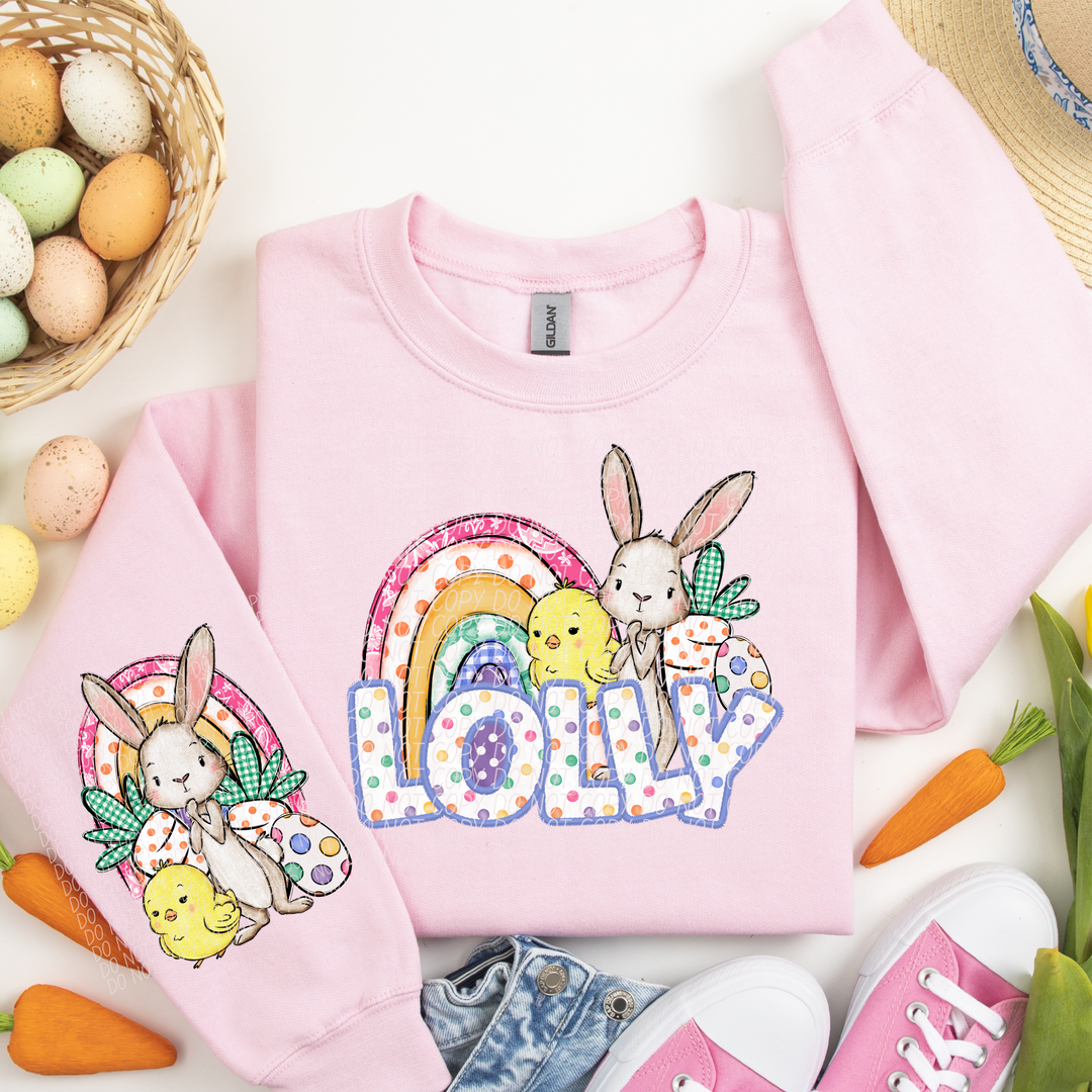 Easter Names DTF Print