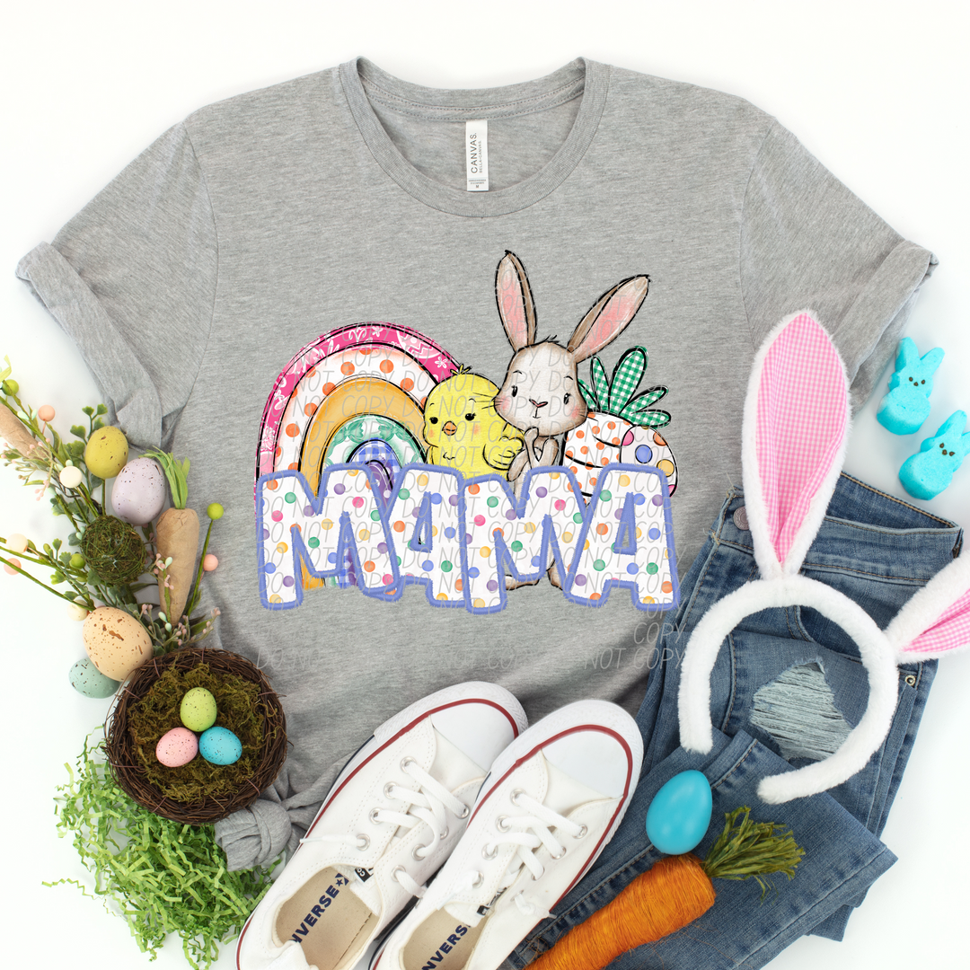 Easter Names DTF Print