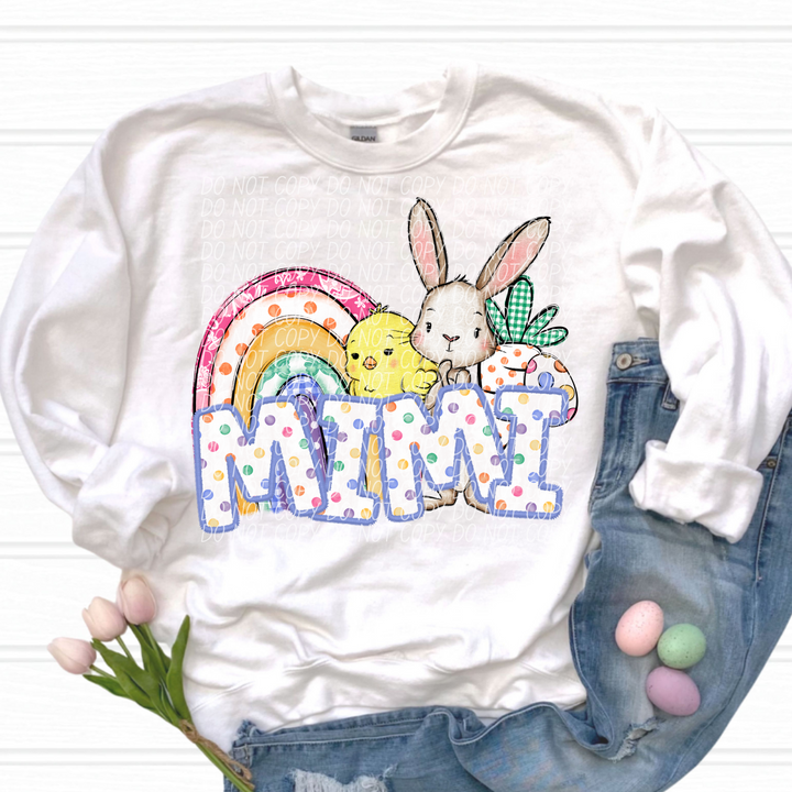 Easter Names DTF Print