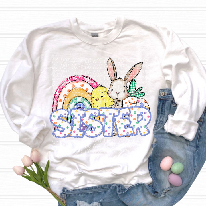 Easter Names DTF Print