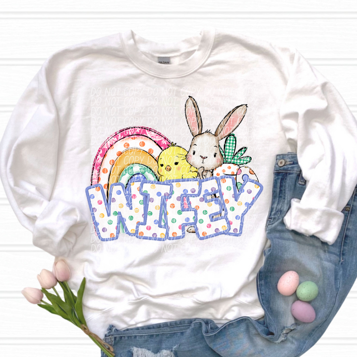 Easter Names DTF Print