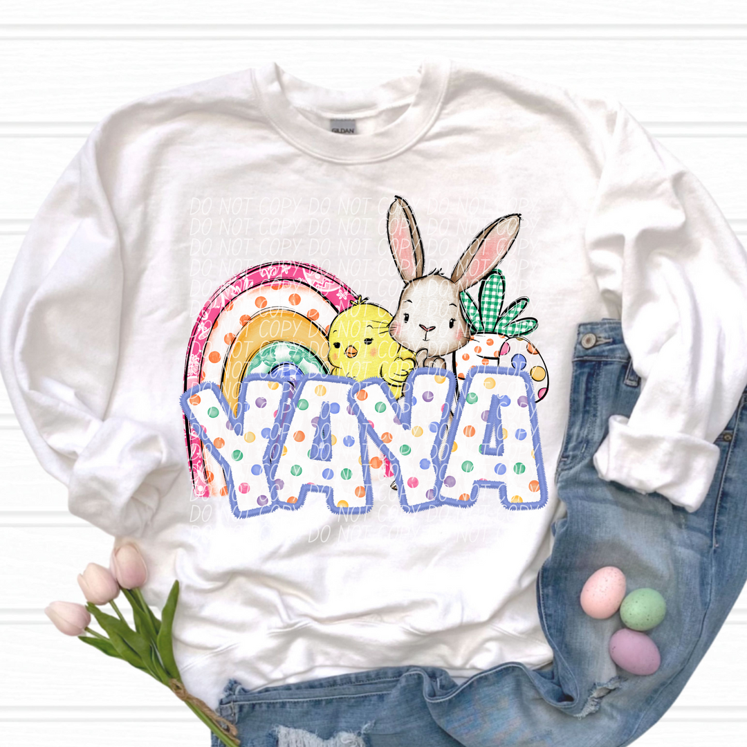 Easter Names DTF Print