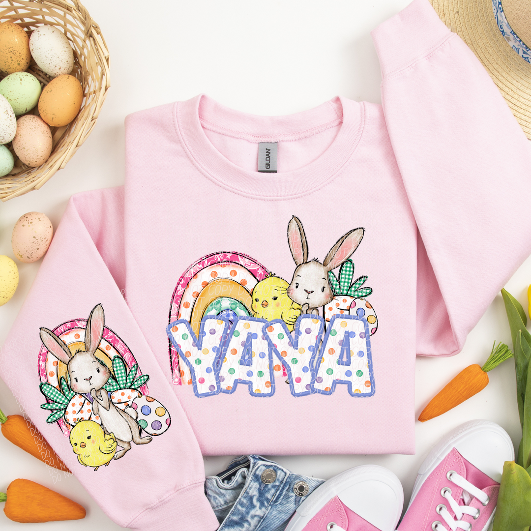 Easter Names DTF Print